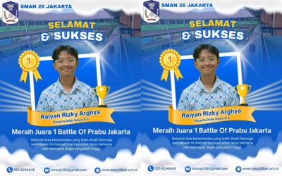 Berlian SMAN 26 Jakarta meraih prestasi dalam Battle Of Prabu Jakarta