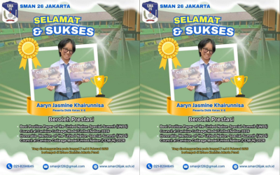 Berlian SMAN 26 Jakarta meraih prestasi dalam Canisius Colleage Model United Nation (CCMUN) 2026